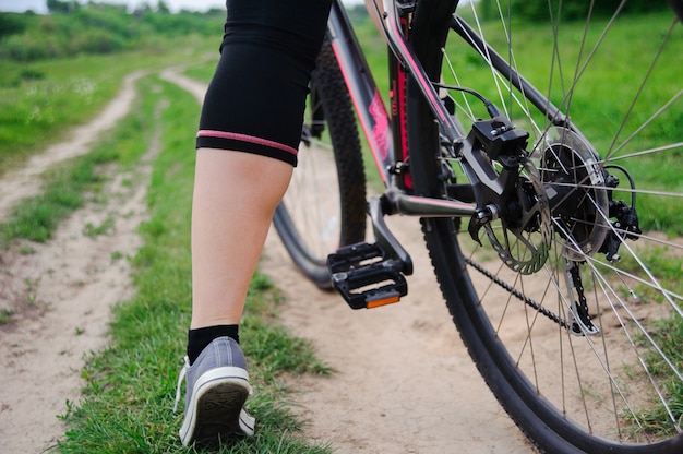 girl riding a bike