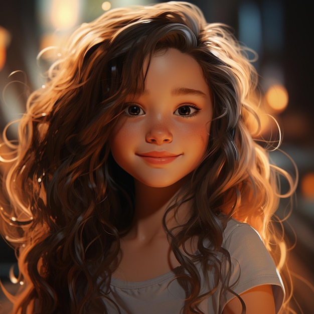 Girl smiling background