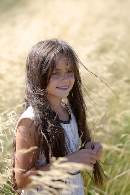 Girl in spikelet