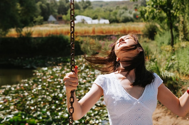 girl on the swing