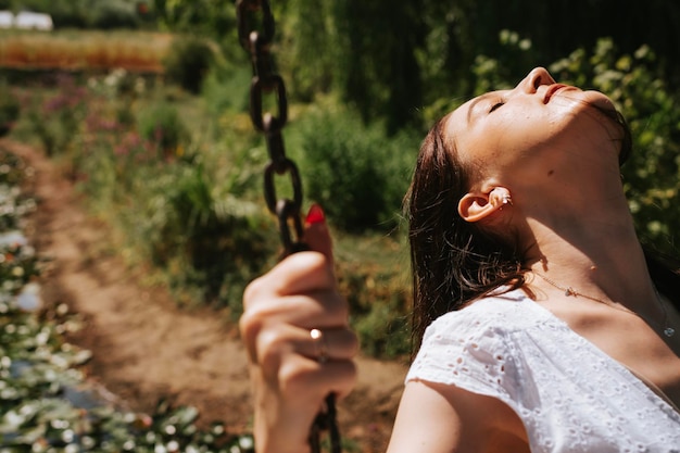 girl on the swing