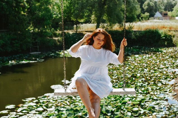 girl on the swing