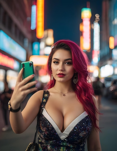 Girl Taking selfie