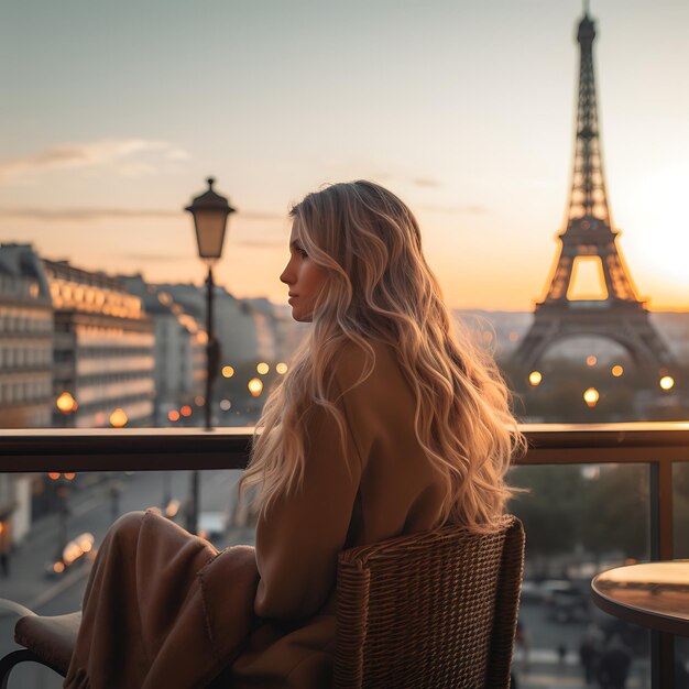 A Girl Traveling in Paris