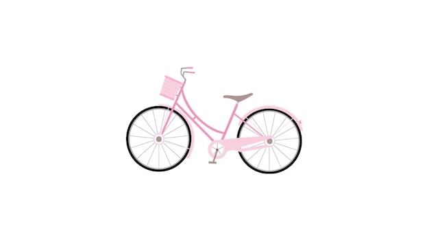 girl with bicycle vector png
