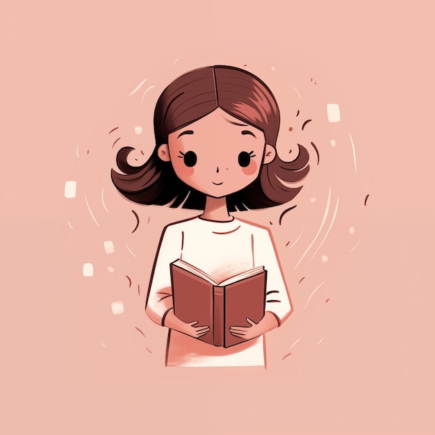 Girl with Book