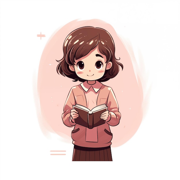 Girl with Book