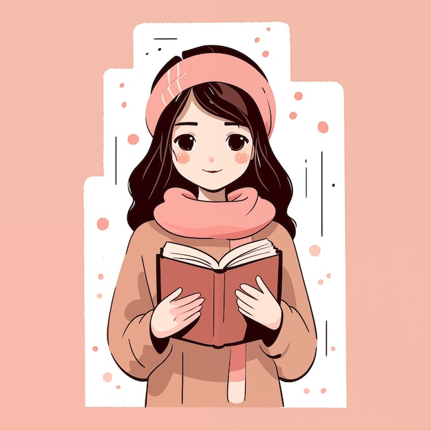 Girl with Book