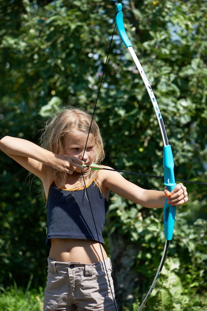 Girl with bow