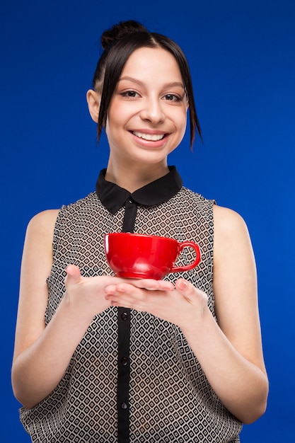 Girl with a cup