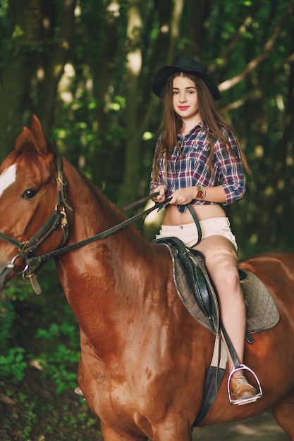 girl with horse