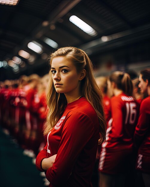 a girl with the number 10 on her shirt