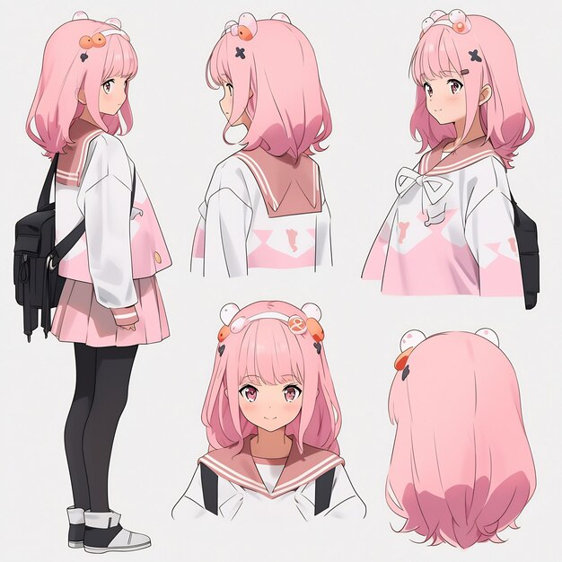 Discover 154 Pink Hair Anime Girl Dedaotaonec