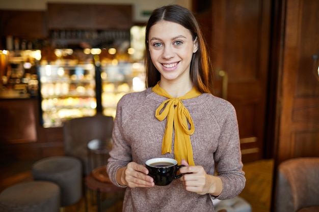 Girl with tea