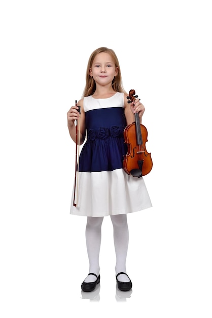 Girl with violin