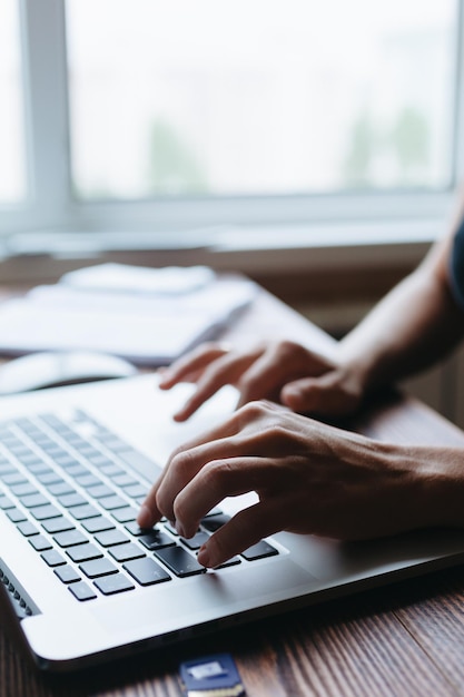 Girl working on computer