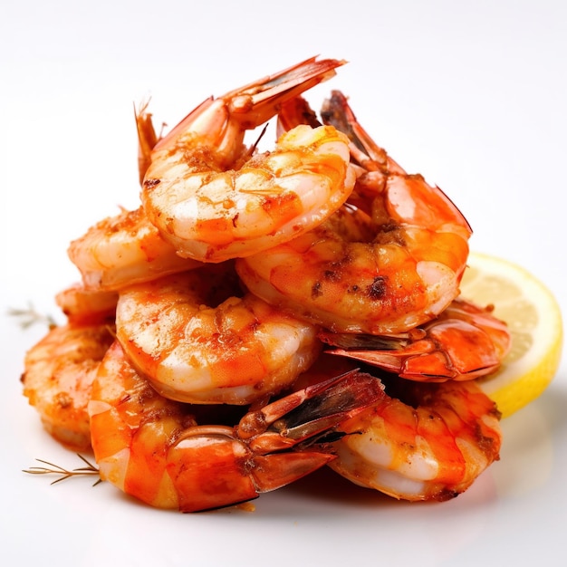 girll seafood shrimp delicious background food cook prawn shell