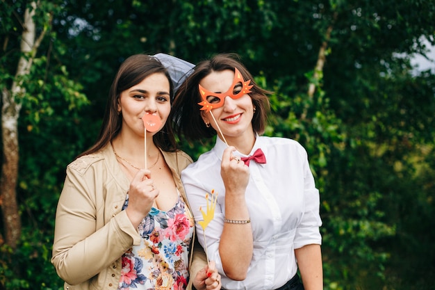 girls celebrating a bachelorette party