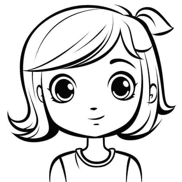 Girls coloring page