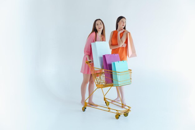 Girls going shopping