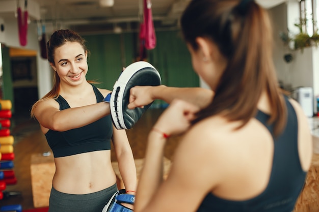 girls in a gym