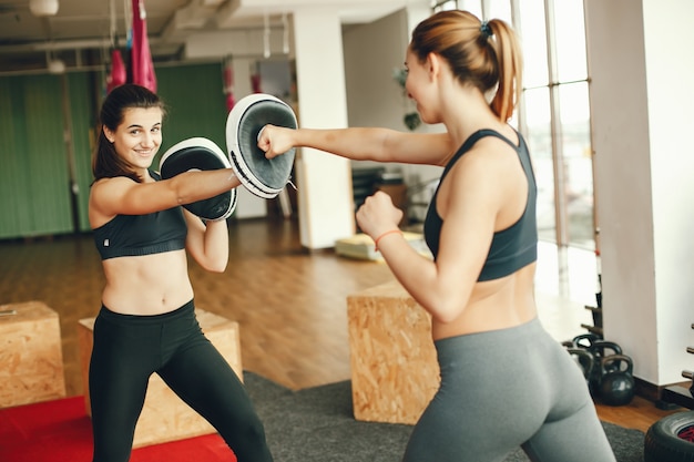 girls in a gym