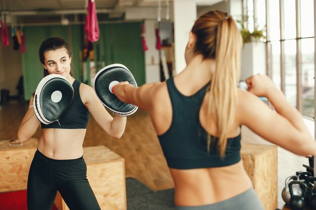 girls in a gym