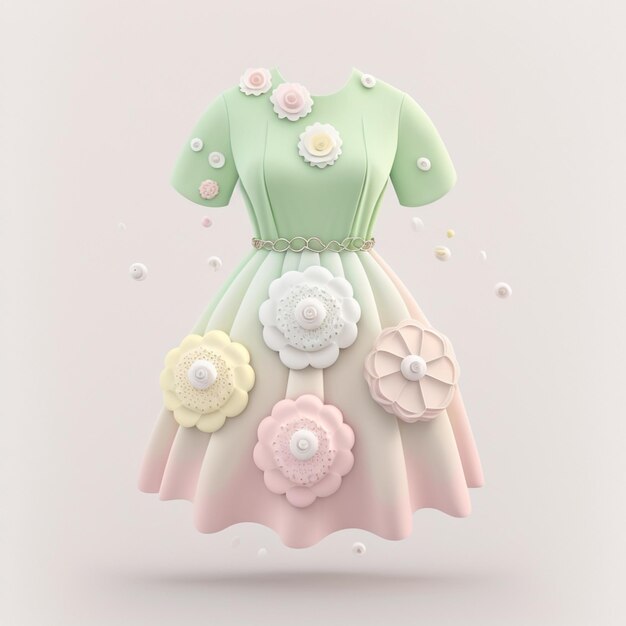 Photo girly concept princess dress