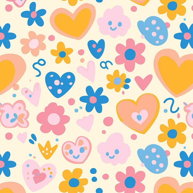 Photo girly pattern for a reddit banner