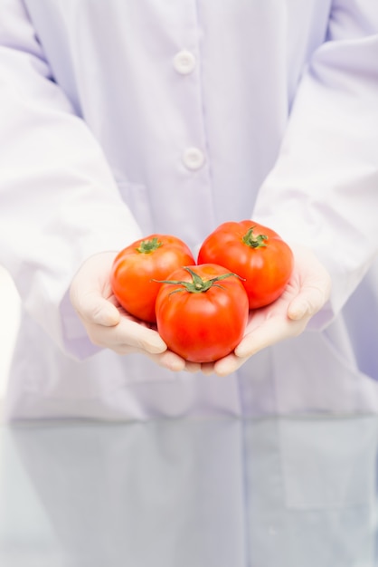 Giving tomatoes