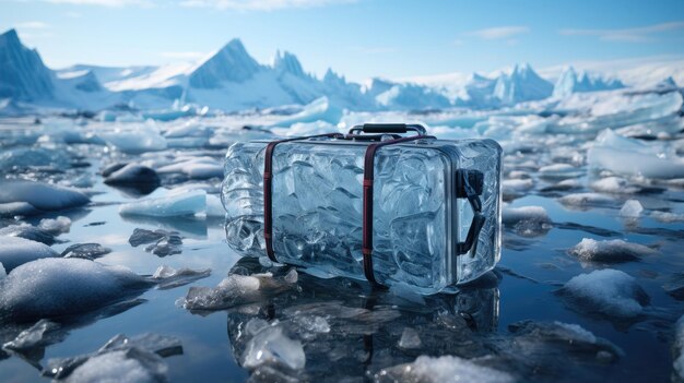 写真 氷河平原 の 景色
