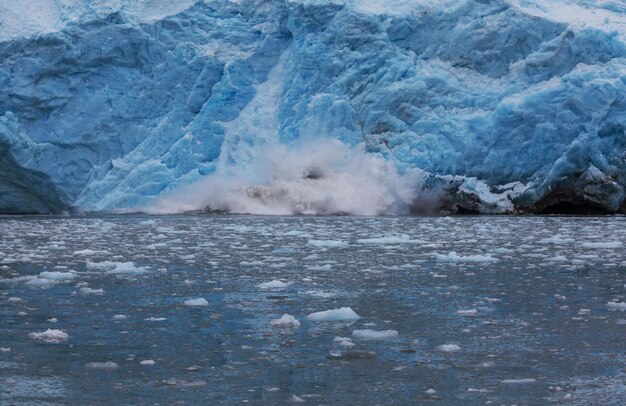 Photo glacier on alaska