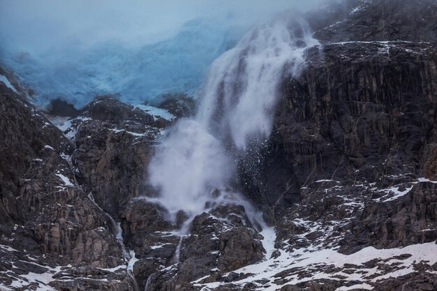 Photo glacier on alaska