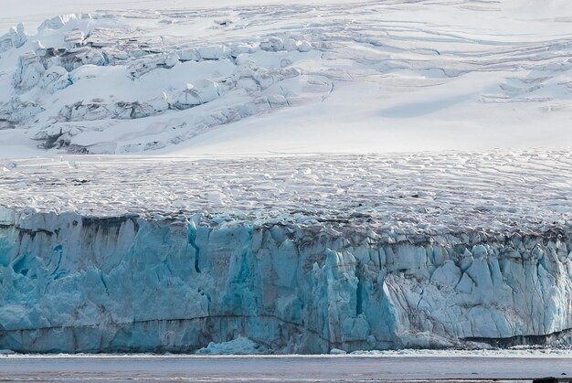 Glacier in Antartica South Shetland