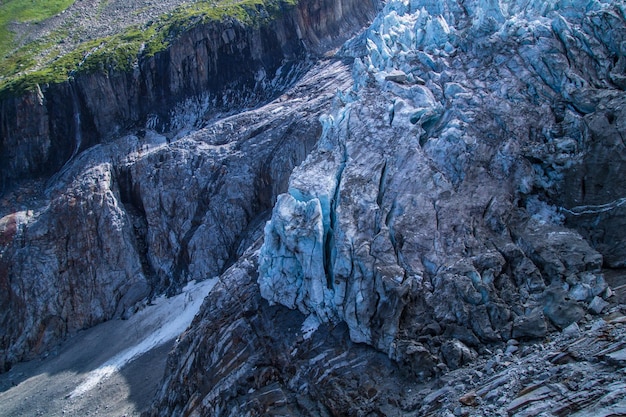 Glacier of argentierechamonixhaute savoiefrance