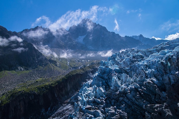 argentierechamonixhaute savoiefrance의 빙하