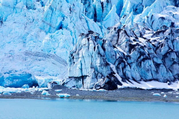 Photo glacier bay national park, alaska, usa, world natural heritage