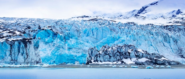 Photo glacier bay national park, alaska, usa, world natural heritage