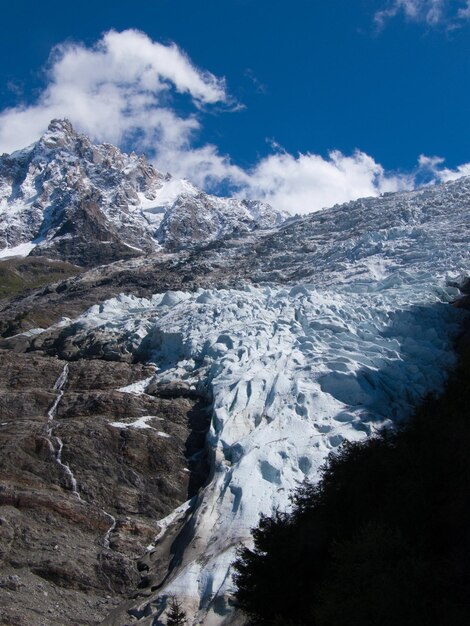 Glacier of bossonchamonixhaute savoie