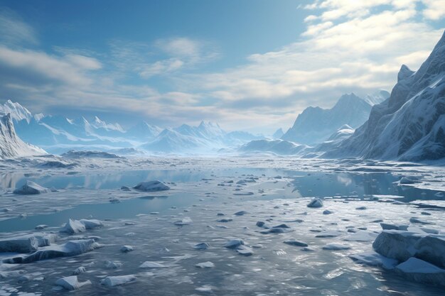 Glacier Landscapes in Norway