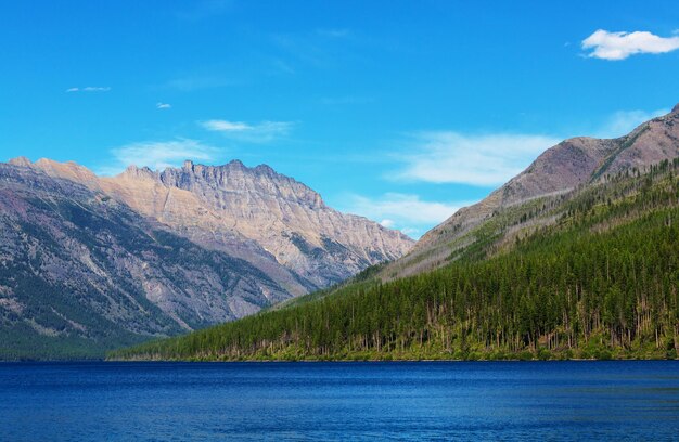 Glacier National Park, Montana, USA. Instagram filter.