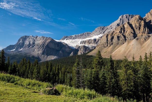 Glaciers in Rocky Mountains