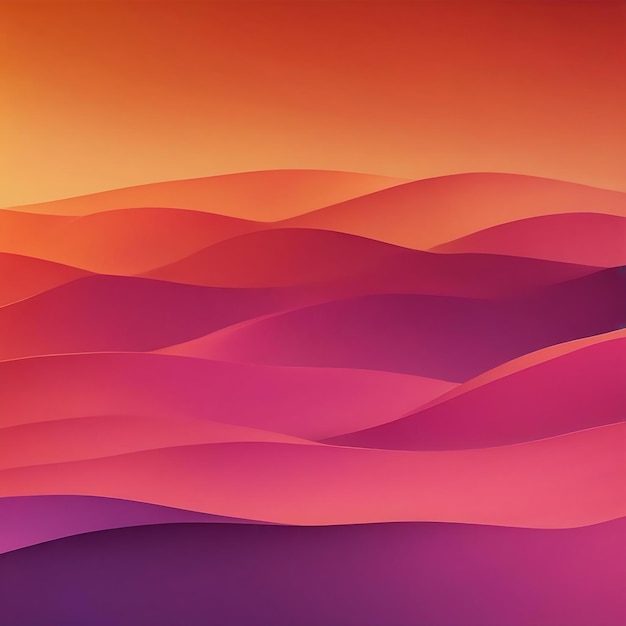 Gladde oranje gradiënt kleur ontwerp panorama achtergrond