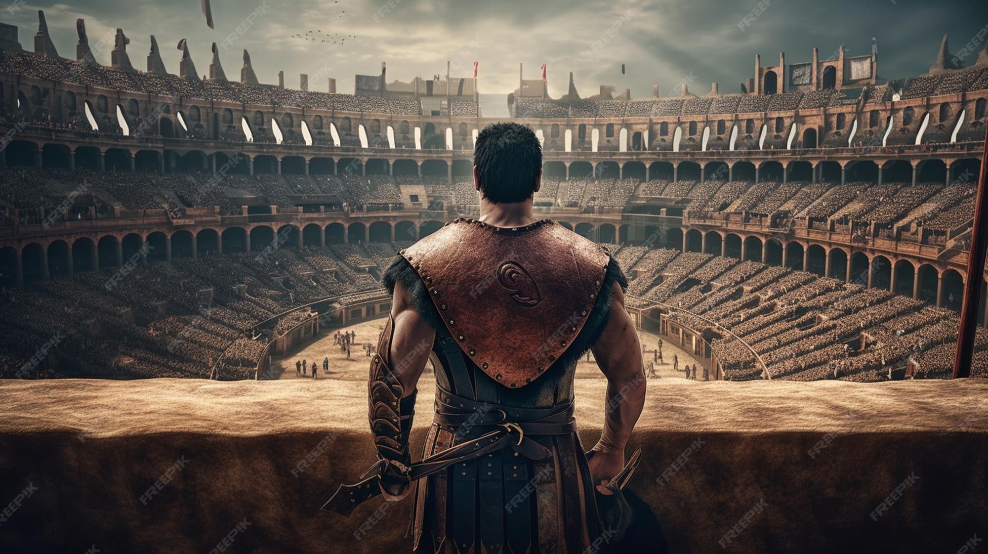 Dove è Stato Girato Il Gladiatore Colosseo Premium Photo | Gladiator ancient roman colosseum in rome generative ai