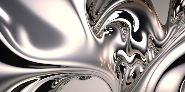 Glam metal texture chromed texture liquid chromed metalic