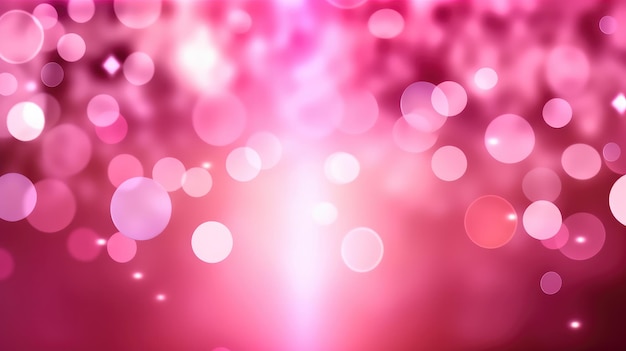 A glamorous background of pink bokeh perfect for awards and celebrations Generative AI