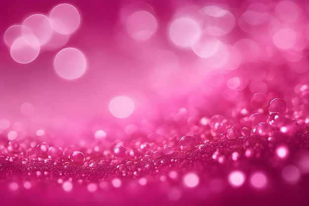 A glamorous background of pink bokeh