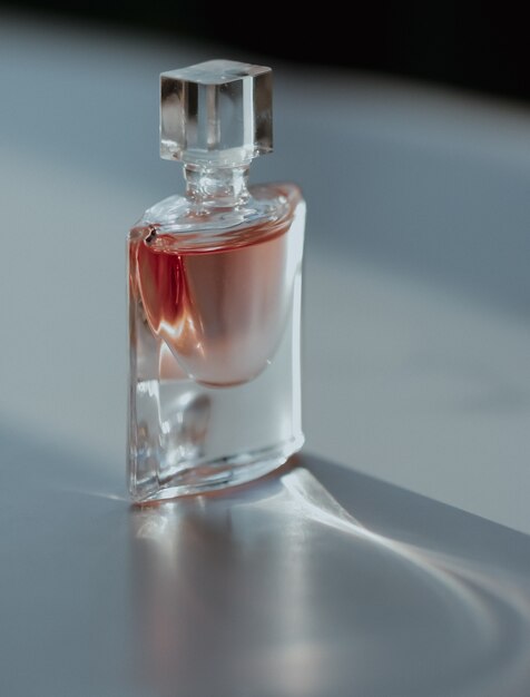 Glamorous perfume bottle perfumery as luxury beauty and cosmetic product