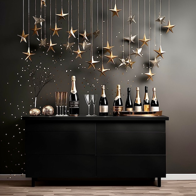 Foto glamour decoraties op kerstmis