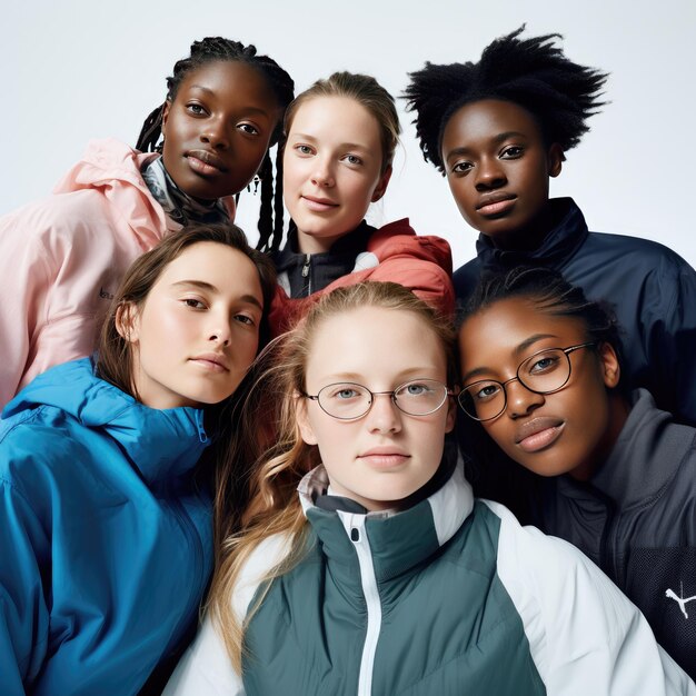 Glamoureuze diversiteit te zien Vogue's boeiende covershoot van vijf atletische vrouwelijke digitale avatars